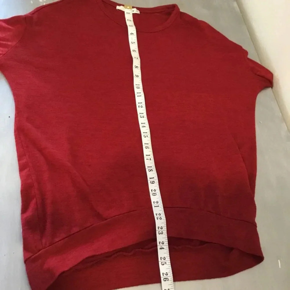 Wilfred Free long sleeve Red Oversized Sweater Size XS - Picture 5 of 5